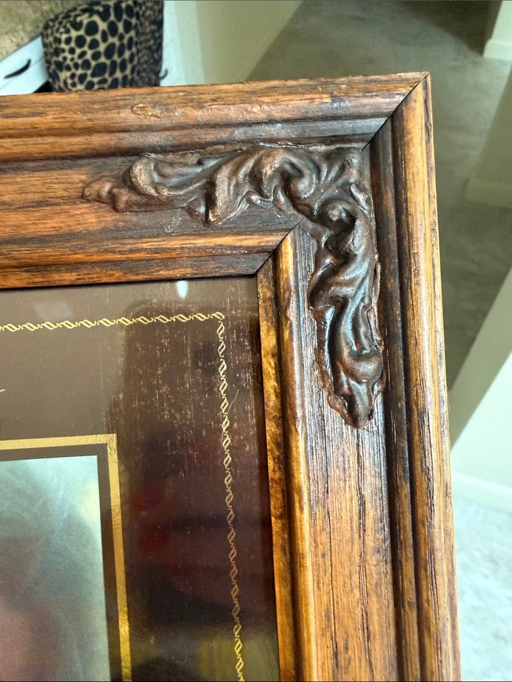 Vintage Intercraft Wooden Frame 8 x 10